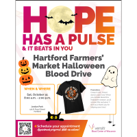 Hartford Farmers Market Halloween Blood Drive