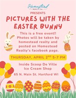 Pictures with the Easter Bunny