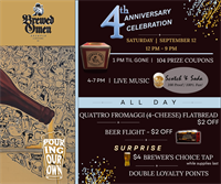 Brewed Omen's 4th Anniversary Celebration