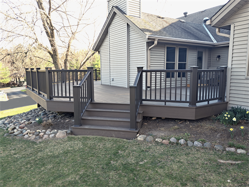 Hubertus Remodel - Timbertech PVC Decking & Composite Railings Hubertus Remodel - Timbertech PVC Decking & Composite Railings