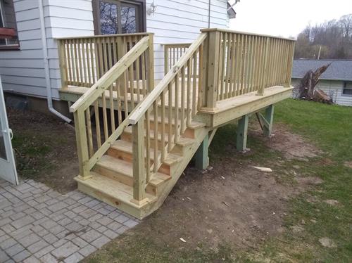 Slinger New Construction - Pressure Treated Decking & Railings Slinger New Construction - Pressure Treated Decking & Railings