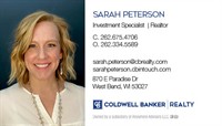 Sarah Peterson Coldwell Banker Realty