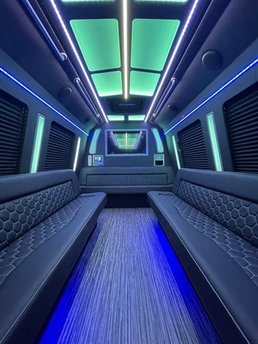 14 passenger party bus
