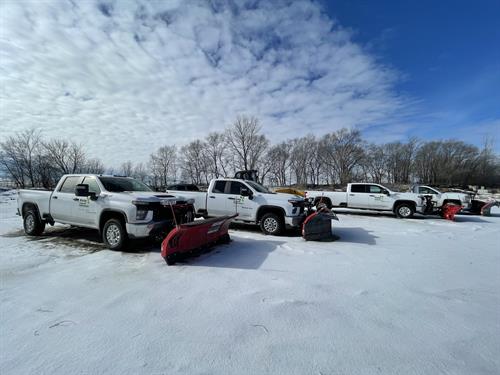 EnJay Snow Plow Trucks Ready for Service
