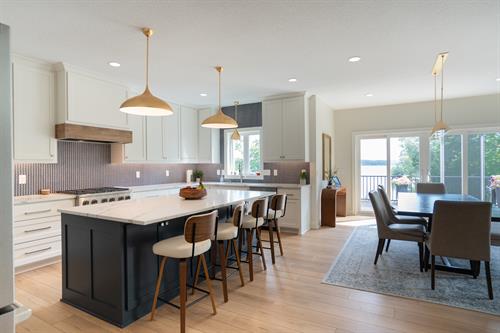 Completed in 2025, two story addition and first floor renovation in Prior Lake.