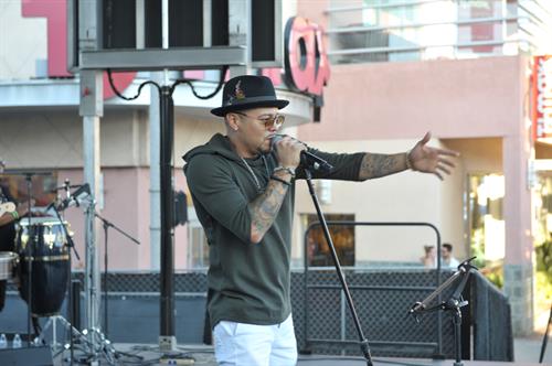 Andy Vargas performing at 29th Annual Street Fair
