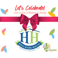 Ribbon Cutting for Hallmark House Celebrating 10 years!