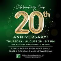 Eddins Domine Law Group 20th Anniversary
