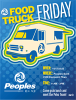 Peoples Bank Food Truck Friday