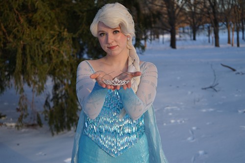 Ice Queen with a Special Birthday Tiara