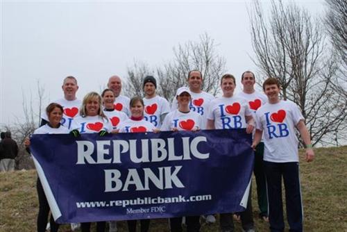 Republic Bank Polar Plunge Team