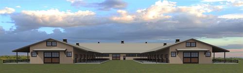 Design of a 20 stall training facility Design of a 20 stall training facility