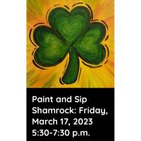 Shamrock Paint and Sip Event