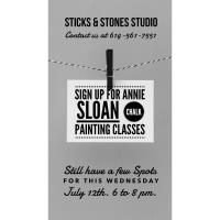 Annie Sloan Chalk Painting @ Sticks & Stones