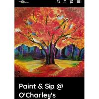 Paint & Sip w/Square Canvas @ O'Charley's