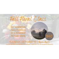 Fall Floral Class @ Loose Rail