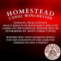 NFL Picks Contest @ Homestead Taproom