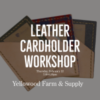 Leather Cardholder Workshop