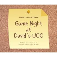 Game Night @ David's UCC