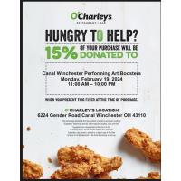 CW Performing Arts Boosters O'Charley's Fundraiser