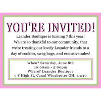 Leander Boutique's 7th Anniv. Party