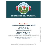 Blood Drive At Dwayne Spence Funeral Home