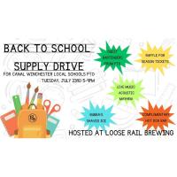 Back To School Supply Drive Party