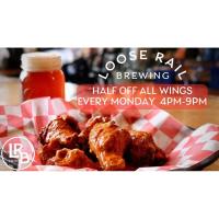 Half -Off Wing Night & Monday Night Football at Loose Rail