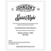 Spirit Night at Johnson's Real Ice Cream