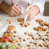 Christmas Cookie Decorating class at Square Canvas