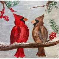 Holiday Paint & Sip at Coffee on High