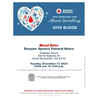 Blood Drive At Dwayne Spence Funeral Home