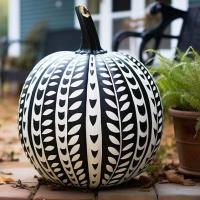 Faux Pumpkin Painting