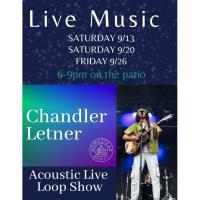Live music with Chandler Letner on the Patio