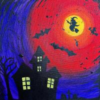 Paint & Sip - Haunted House