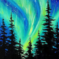 Paint & Sip at O'Charley's