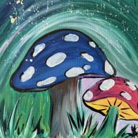 Paint & Sip at O'Charley's with Square Canvas