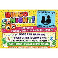 Friends for Life Animal Haven Bingo at Loose Rail