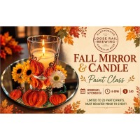 Fall Mirror & Candle Paint Class