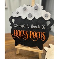 Wood Cut-out Halloween Paint & Sip