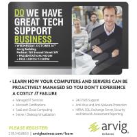 Arvig Lunch & Learn - Do We Have Great Tech Support Business