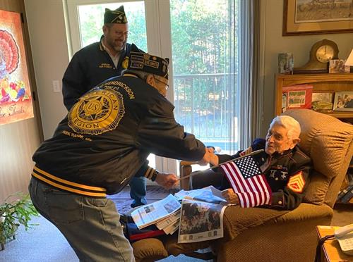 Visting Vets on Veterans Day