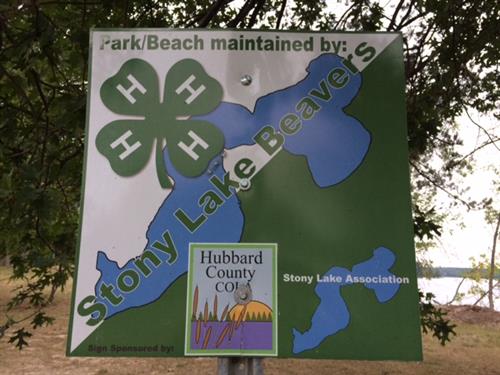 Stony Lake Beavers 4-H Club maintains park & beach / checks Aquatic Invasive Species..