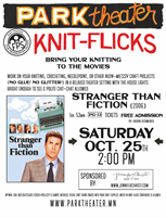 Park Theater - Knit-Flicks - STRANGER THAN FICTION