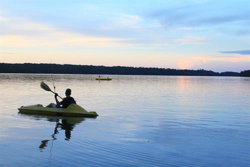 An Evening Paddle on Eighth Crow Wing Lake