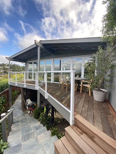 Tiburon - AG Millworks wall of bi-folds doors