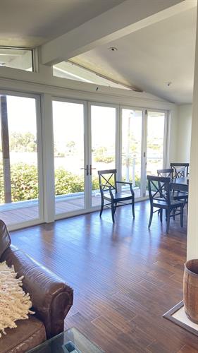 Tiburon - AG Millworks wall of bi-folds doors
