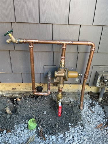 Pro Press Pressure Reducing Valve. Ball Valve Shut Off H2O