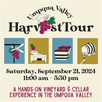 Umpqua Valley Harvest Wine Tour w/UVWA