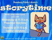 Roseburg Public Library Storytime